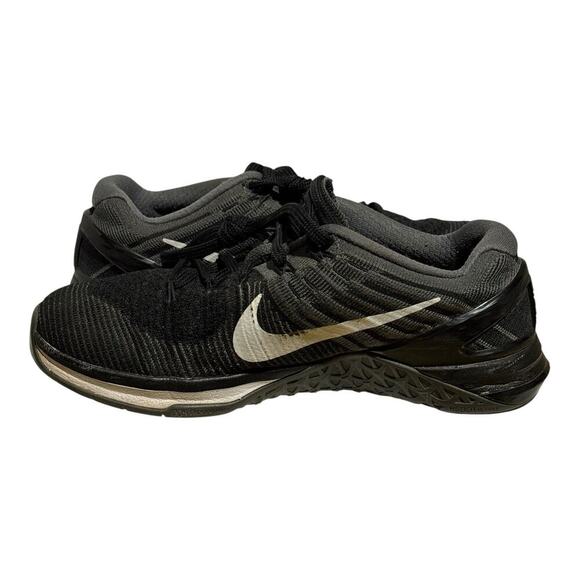 Nike Metcon 3 Black White Training Shoes Men's Size 7.5 849809-005 Crossfit - Picture 6 of 8